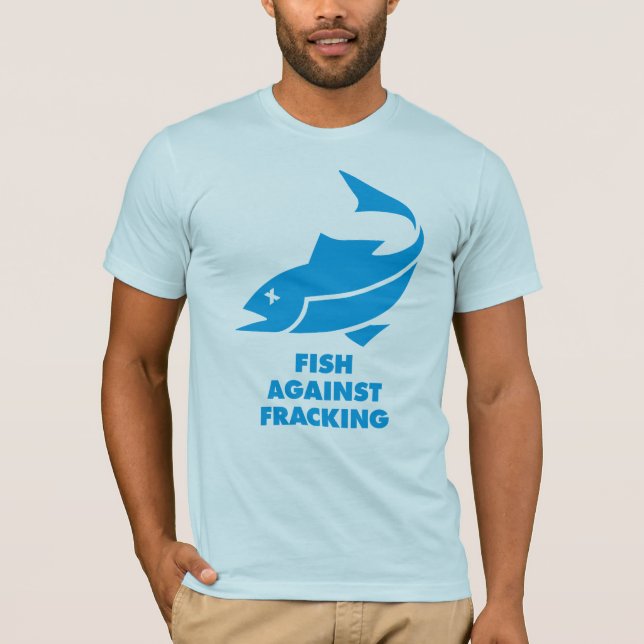 Fisk mot Fracking Tee (Framsida)