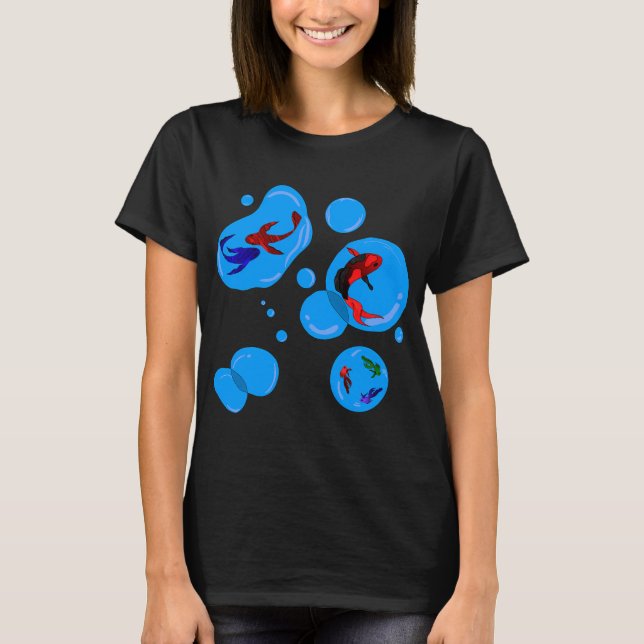 Fisk 'n Bubblor T Shirt (Framsida)