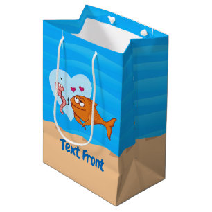 Fisk och bete i Kärlek Medium Gift Bag