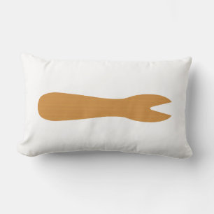 Fisk och Chip Shop Wooden Fork Lumbarkudde