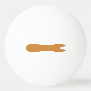 Fisk och Chip Shop Wooden Fork Pingisboll