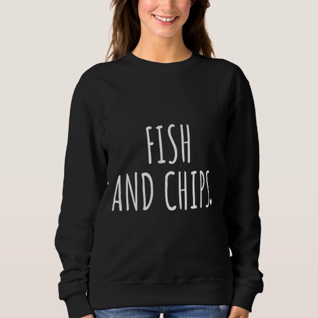 Fisk och Chip T Shirt (Framsida)