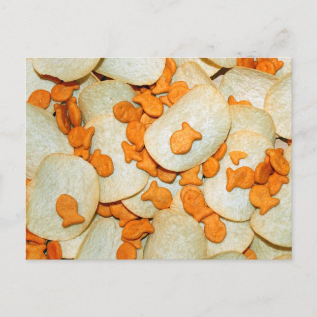 Fisk och Chip Vykort (Framsida)