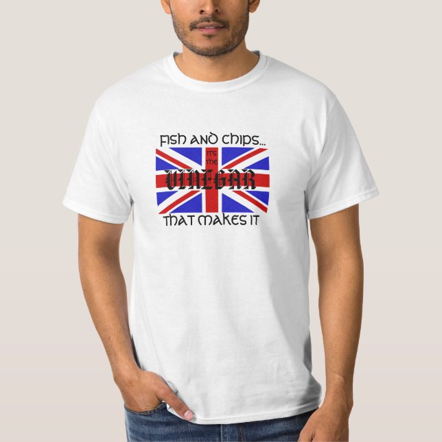 FISK OCH CHIPER TEE SHIRT (Framsida)