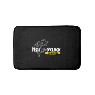 Fisk och fisk O'klocka Badrumsmatta