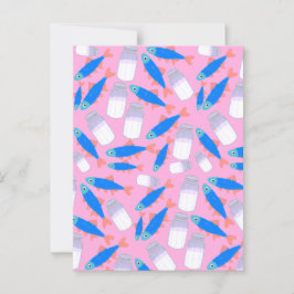 Fisk och salt vykort