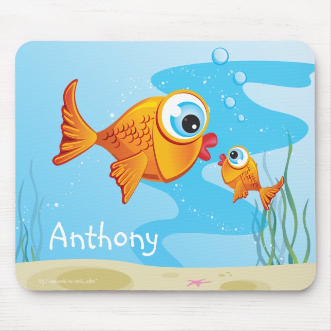 Fisk - Olevande och Pickle: Musmatta (Framsidan)