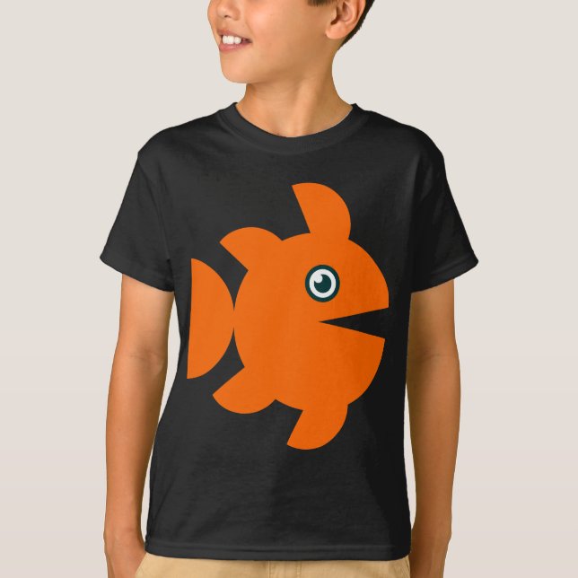 Fisk - Orange T Shirt (Framsida)