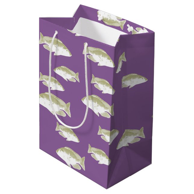 Fisk på lila (Baksidan Vinklad)