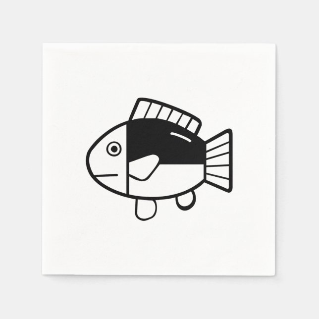 Fisk Pappersservett (Framsidan)