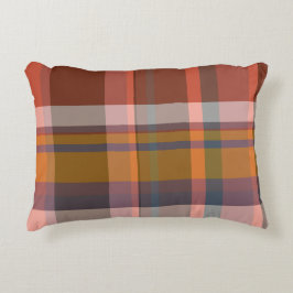 Fisk rustik scottie farmhouse stil tartan prydnadskudde