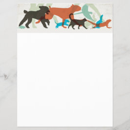 Fisk Simma Birds Fly Hundar Walk Pet Sitter Reklamblad