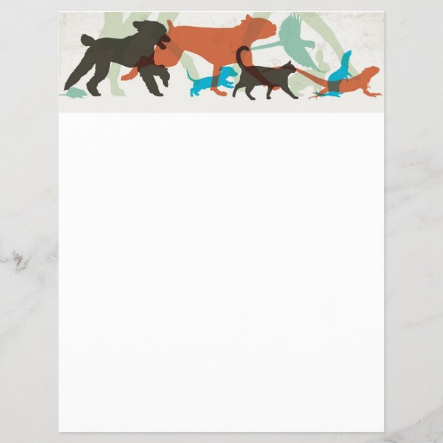 Fisk Simma Birds Fly Hundar Walk Pet Sitter Reklamblad (Framsidan)