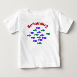 fisk simmande semester kläder t shirt