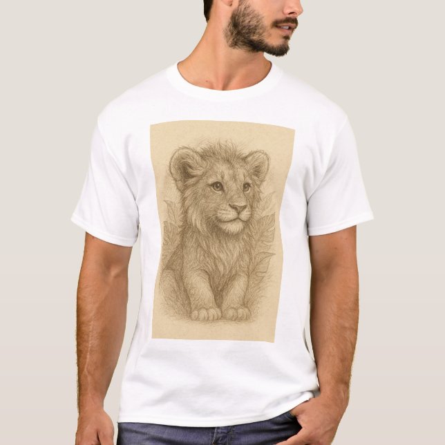 Fisk skiss Lejona Unge T Shirt (Framsida)