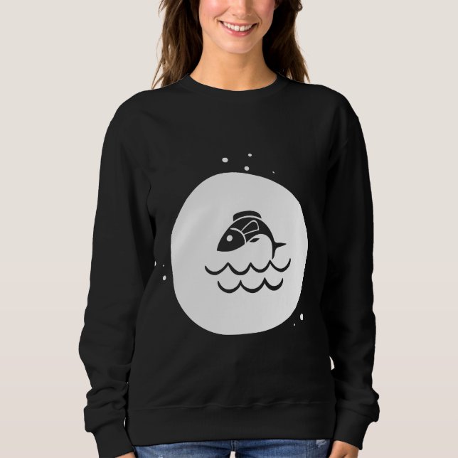 Fisk som hoppar ut från Vatten T Shirt (Framsida)