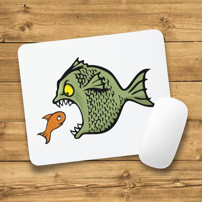 Fisk som mobbar musmatta (Skapare uppladdad)