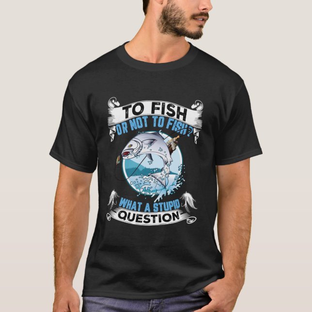Fisk t skjorta  t shirt (Framsida)