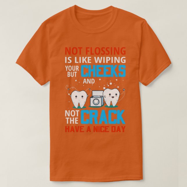 Fisk tandläkargåva t shirt (Design framsida)