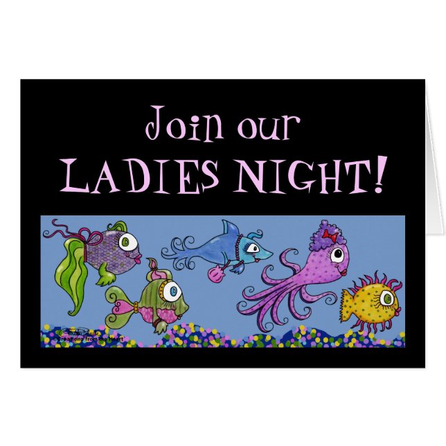 Fisk Tank som tappats upp Hälsningskort (Framsidan Horizontal)