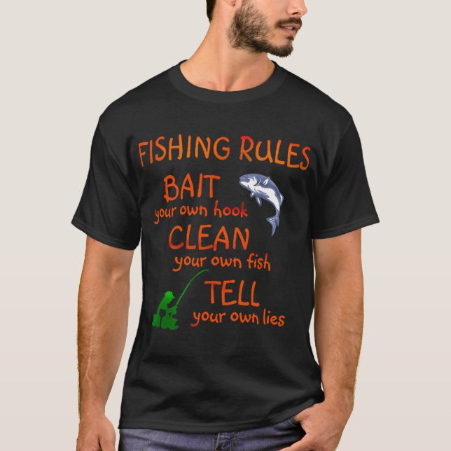 Fisk teckning t shirt (Framsida)