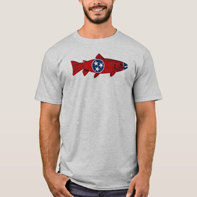 Fisk Tennessee Öring T Shirt (Framsida)