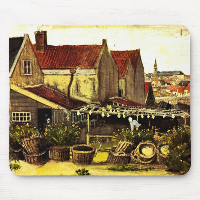Fisk Torkhus av Vincent van Gogh Musmatta (Framsidan)