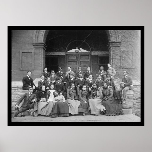 Fisk Universiteten i Nashville, TN 1900 Poster (Framsidan)