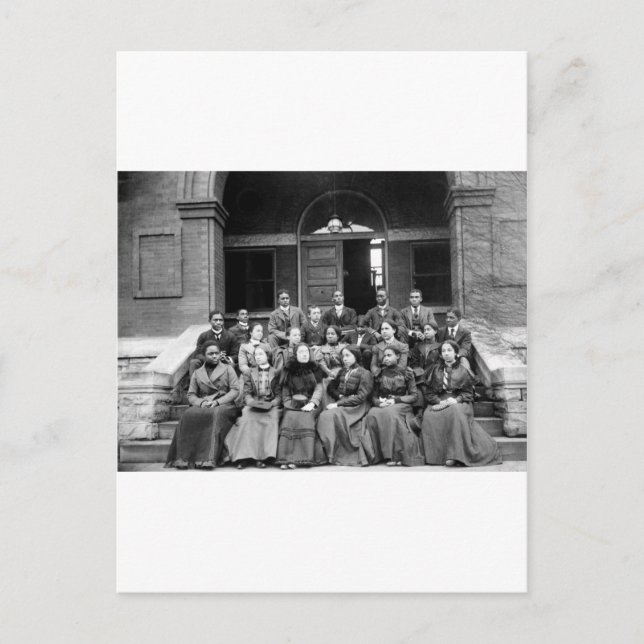 Fisk Universiteten Studenter: 1899 Vykort (Framsida)