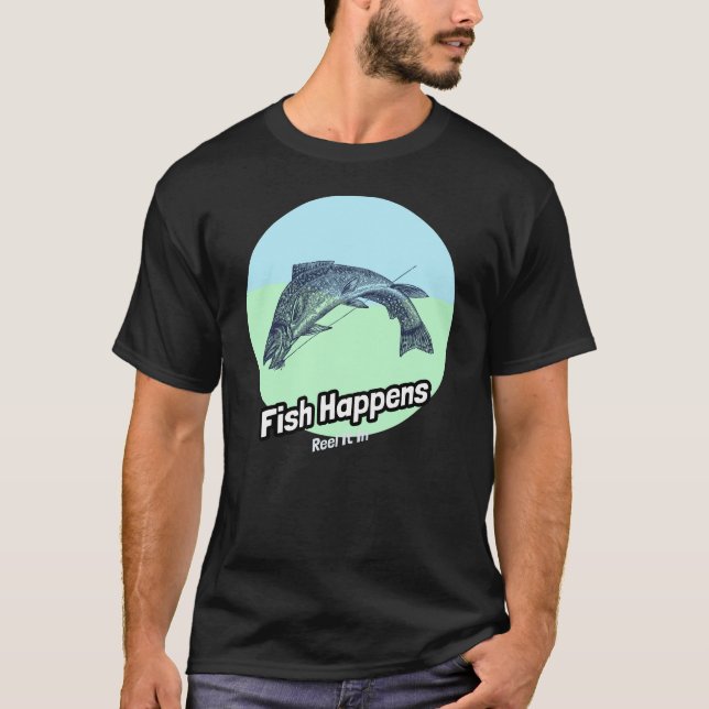 Fisk upplever det i T-Shirt (Framsida)