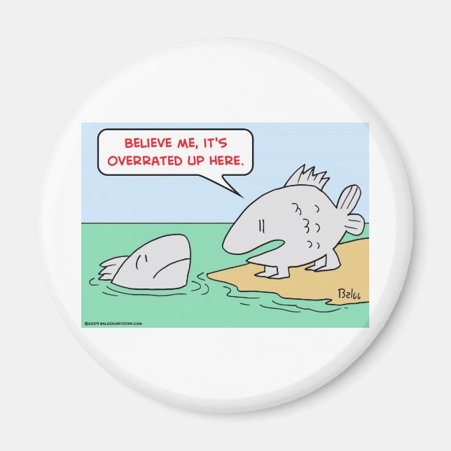 fisk, utveckling, överskattad magnet (Framsidan)