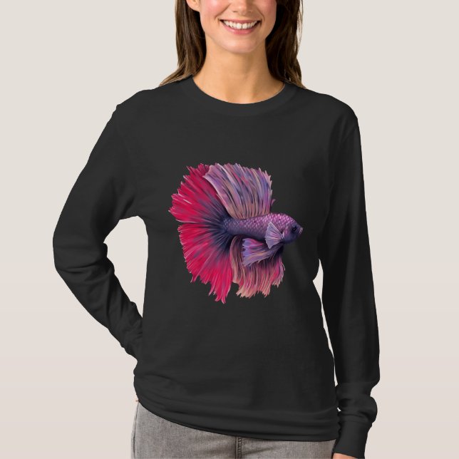 Fisk vacker Färg T Shirt (Framsida)