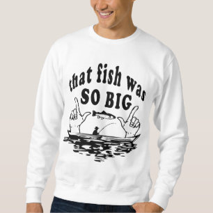 Fisk var så stor lång ärmad tröja