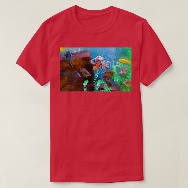 Fisk vid Manly Manor T Shirt (Design framsida)