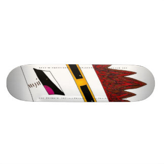 Fisk Vs. Den väldiga Godzillaen Skateboard Bräda 21,5 Cm