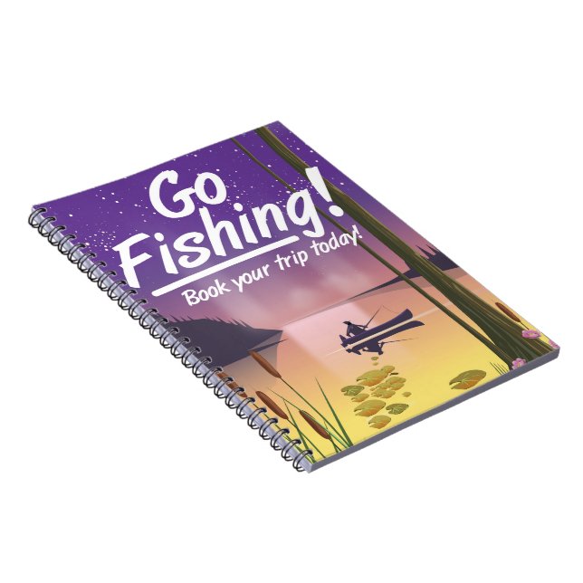 Fiska! Anteckningsbok Med Spiral (Högra Sidan)