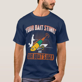Fiska dina betesmarkeringar och din båt är fuktig t shirt
