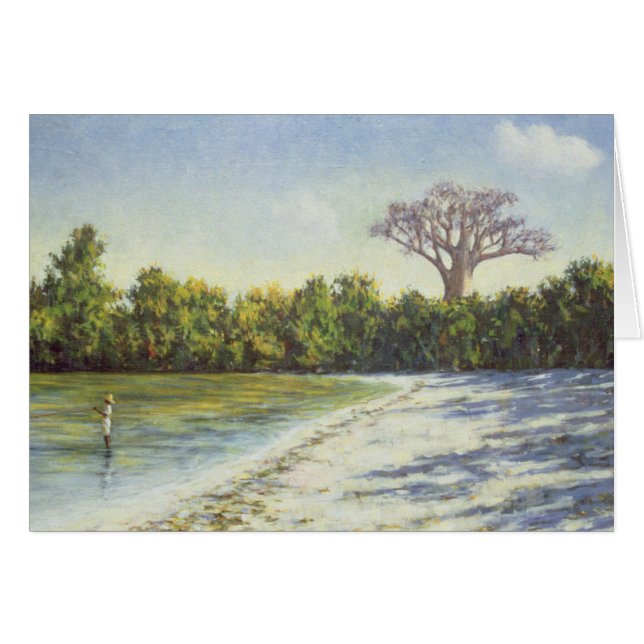 Fiska i afrikan 1996 hälsningskort (Framsidan Horizontal)