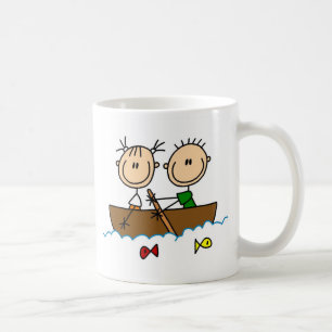 Fiska i fartygmugg kaffemugg