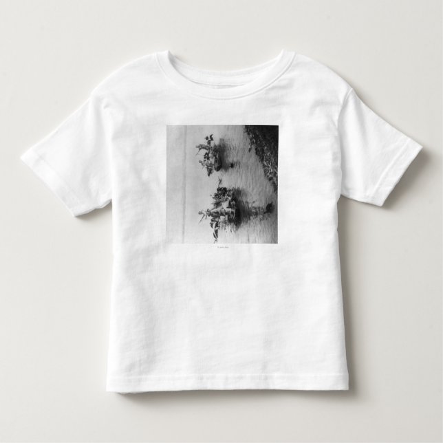 Fiska i storslagen kanal i Soo-chow china T-shirt (Framsida)