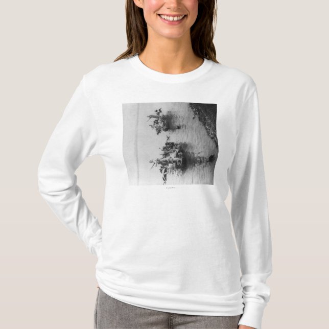 Fiska i storslagen kanal i Soo-chow china Tröja (Framsida)