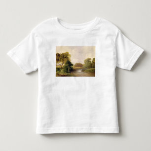 Fiska: Leka en fisk (olja på kanfas) Tee Shirt