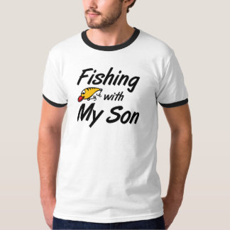 Fiska med min Son som metar pappaT-tröja Tee Shirt