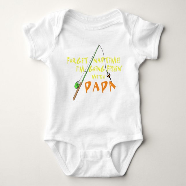 Fiska med pappan t-shirt (Framsida)