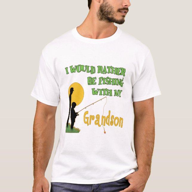 Fiska med sonsonen tee (Framsida)