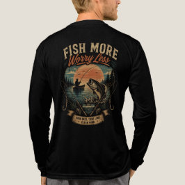 'Fiska mer, oroa dig mindre' Vintage T Shirt