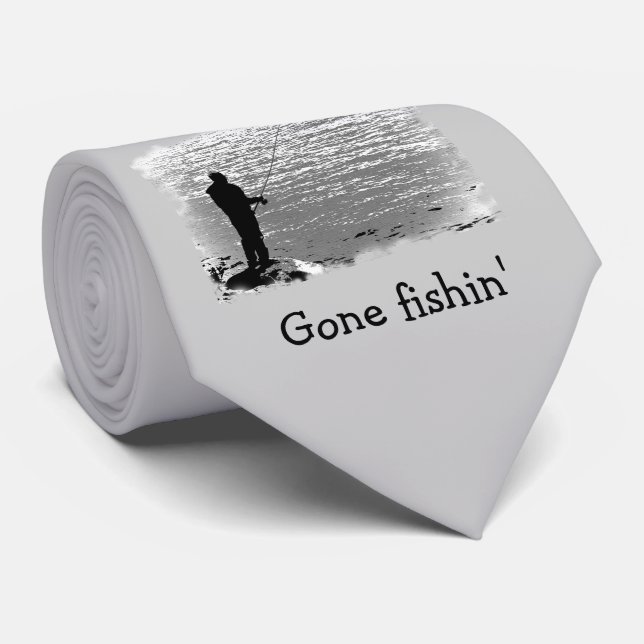 Fiska på sjön slips (Rullad)