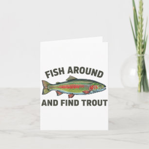 Fiska runt och hitta Forell Roligt fiske Fiskare Kort