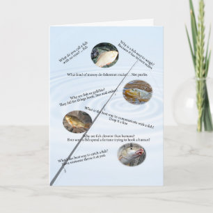 Fiska skämtkortet numrera 1 kort