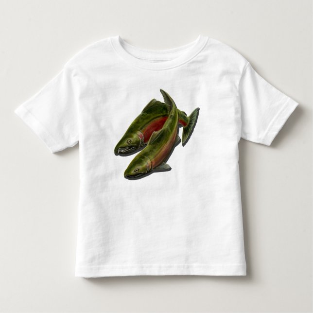 Fiska skjortan för småbarn för fiskare för t shirt (Framsida)